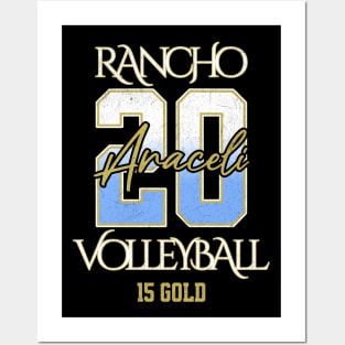 Araceli #20 Rancho VB (15 Gold) - Black Posters and Art